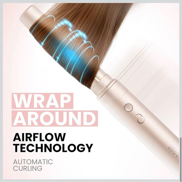 Ella Bella Airwrap Styler 6 in 1 Professional Hot Air Styler Champagne Color - Picture 4 of 14